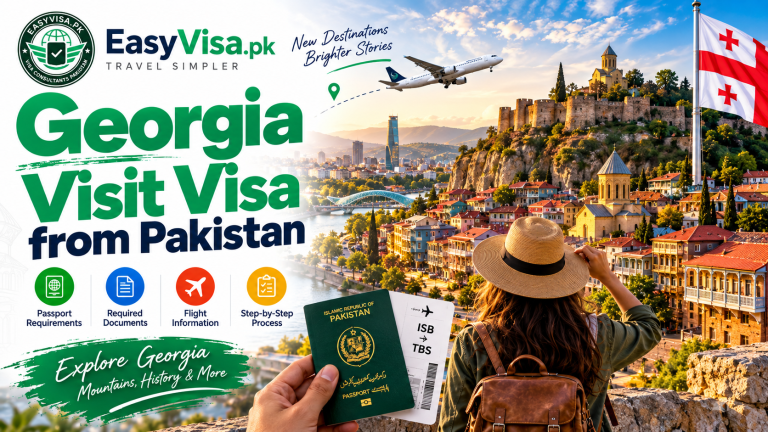 Georgia Visit Visa from Pakistan — Tbilisi skyline Easy Visa guide