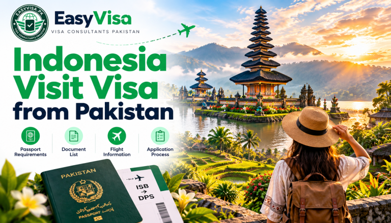 Indonesia Visit Visa from Pakistan — Bali cinematic Easy Visa featured